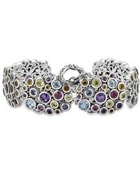 Samuel B. - 17.00 Ct. Tw. Gemstone Cluster Bracelet - Lyst