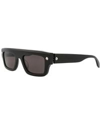 McQueen - Am0427S 52Mm Sunglasses - Lyst