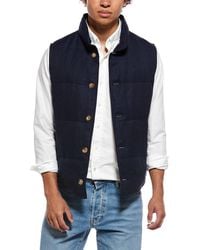 Brunello Cucinelli - Linen & Wool-Blend Vest - Lyst