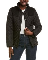 Laundry by Shelli Segal - Snowchic Diamond Quilt Jacket - Lyst
