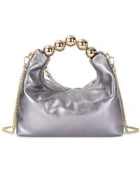 Tiffany & Fred Paris - Smooth Metallic Leather Top-Handle Crossbody - Lyst