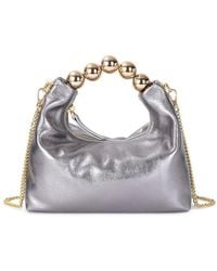 Tiffany & Fred Paris - Smooth Metallic Leather Top-Handle Crossbody - Lyst