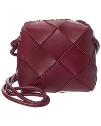 Bottega Veneta - Cassette Mini Intrecciato Leather Camera Bag - Lyst