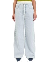 Daze Denim - Madison Baby Talk Wide Leg Jean - Lyst