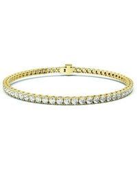 Lab Grown Diamonds - 14K 3.00 Ct. Tw. Lab-Grown Diamond Tennis Bracelet - Lyst