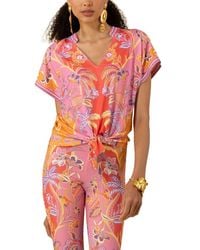 Hale Bob - Jazmin Short Sleeve Knit Top - Lyst