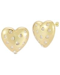 Sphera Milano - Plated Cz Earrings - Lyst