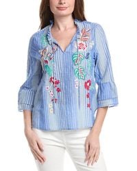Renuar - Woven Blouse - Lyst