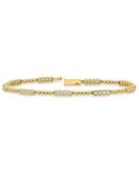 Lab Grown Diamonds - 14K 1.26 Ct. Tw. Lab-Grown Diamond Tennis Bracelet - Lyst