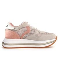 Voile Blanche - Merry Y Mesh & Leather Sneaker - Lyst