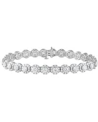 Lab Grown Diamonds - 14K.00 Ct. Tw. Lab-Grown Diamond Fashion Bracelet - Lyst