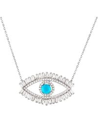 Sphera Milano - 18K Over Cz Necklace - Lyst