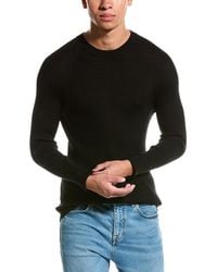 RAFFI - Raglan Wool-Blend Crewneck Sweater - Lyst