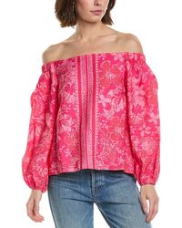 Lilly Pulitzer - Elizabethan Off The Shoulder Top - Lyst