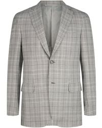 Brioni - Houndstooth Wool & Silk-Blend Single-Breasted Blazer - Lyst