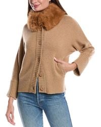 Forte - Collared Wool & Cashmere-Blend Cardigan - Lyst