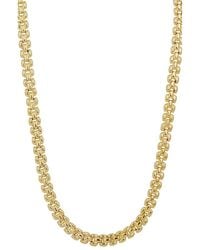 Savvy Cie - 18K Over Panther Link Necklace - Lyst