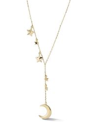 Ember Fine Jewelry - 14K Celestial Lariat Necklace - Lyst