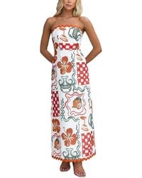 Ariele Tesoro - Midi Dress - Lyst