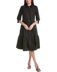 Masai - Solid Midi Dress - Lyst