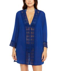 La Blanca Cover-up Tunic - Blue