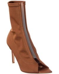 Gianvito Rossi - Hiroko 85 Lycra & Vinyl Boot - Lyst