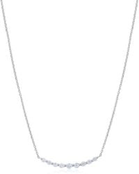 Diana M. Jewels - 18k 0.20 Ct. Tw. Diamond Necklace - Lyst