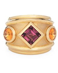 David Yurman - Renaissance 18K Gemstone Bold Ring (Authentic Pre-Owned) - Lyst