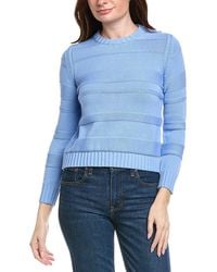 Hannah Rose - Jessie Textured Stripe Pullover - Lyst