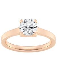 Lab Grown Diamonds - 14K Rose 0.50 Ct. Tw. Lab-Grown Diamond Solitaire Engagement Ring - Lyst