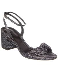 Alexandre Birman - Clarita Block 60 Glitter Leather Sandal - Lyst