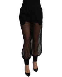 Dolce & Gabbana - Silk-Blend Pant - Lyst