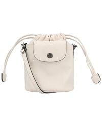 Longchamp - Le Pliage Xtra Xs Leather Bucket Bag - Lyst