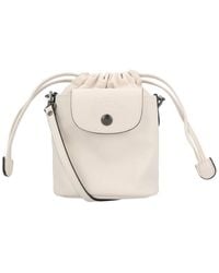 Longchamp - Le Pliage Xtra Xs Leather Bucket Bag - Lyst