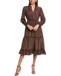 Sam Edelman - Maya Tiered Midi Dress - Lyst