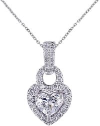 Diamond Select Cuts - 14K 1.00 Ct. Tw. Diamond Heart Necklace - Lyst