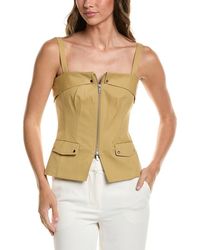 Toccin - Jayden Zip Front Moto Top - Lyst