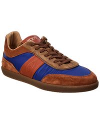 Tod's - Leather & Suede Sneaker - Lyst
