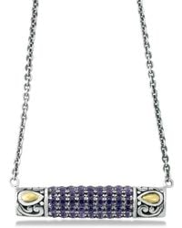 Samuel B. - 18K & 0.50 Ct. Tw. Amethyst Necklace - Lyst