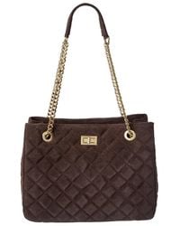 Isabella Rossetti - Ravenna Suede Handbag - Lyst