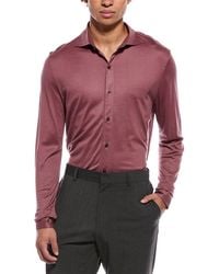 Isaia - Jersey Wool Sport Shirt - Lyst