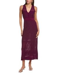 Missoni - Abito Lungo Wool-Blend Midi Dress - Lyst