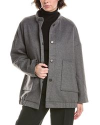 Pascale La Mode - Wool-Blend Coat - Lyst