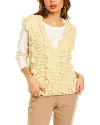 Beulah - Pom Knit Wool-blend Sweater - Lyst