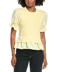 Nanette Lepore - Twofer Knit Top - Lyst