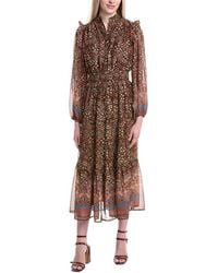 Fate - Print Midi Dress - Lyst