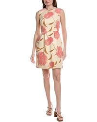 Lela Rose - Floral Mini Dress - Lyst