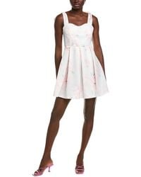 IPPONELLI - Tie Shoulder Mini Dress - Lyst