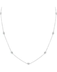 Diamond Select Cuts - 14K 1.00 Ct. Tw. Diamond Necklace - Lyst