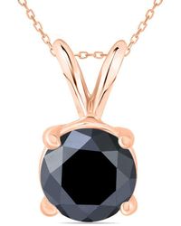 True Diamond - 14k Rose Gold 1.95 Ct. Tw. Diamond Necklace - Lyst